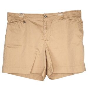 Lauren Ralph Lauren Cream Khaki Shorts Size 16